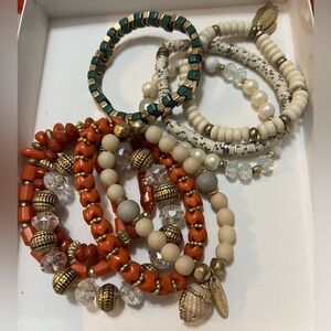 💛 4 for $20 💛 Boho Chic Beaded Bracelet Set